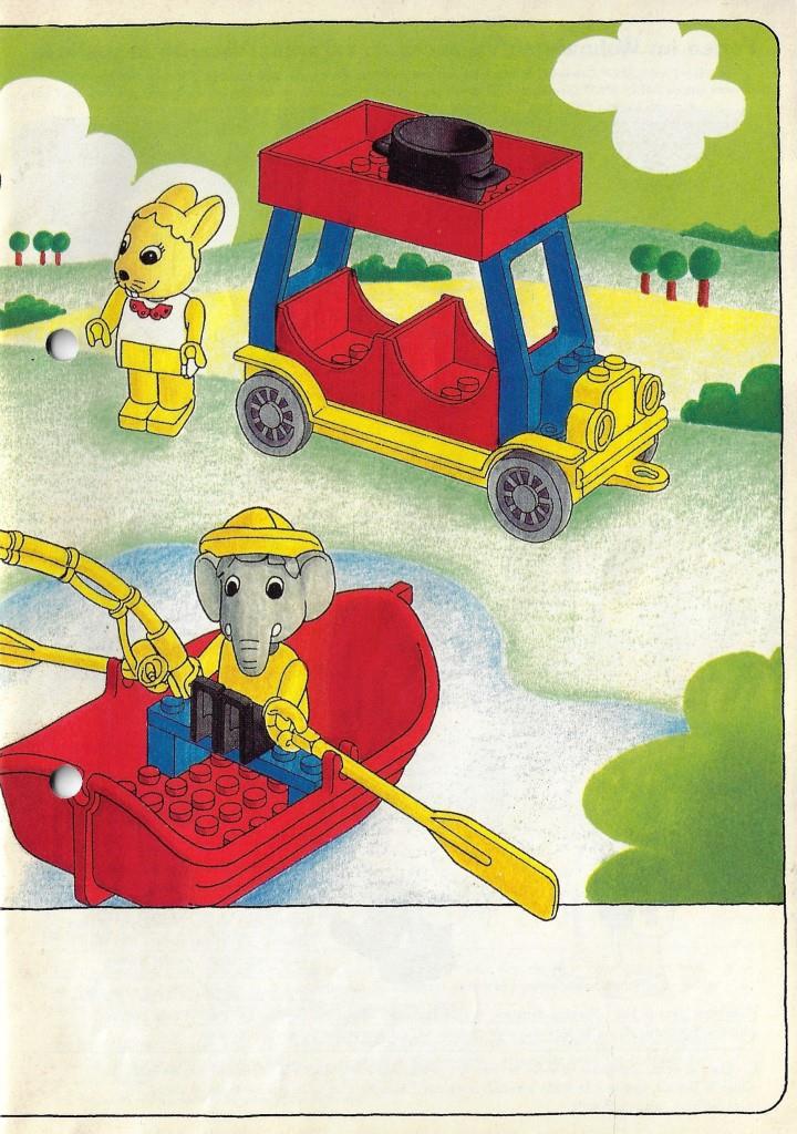 LEGO Fabuland 3680 - Wohnwagengespann